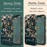 Elegant Flowers Custom Name iPhone Case